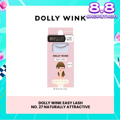 DOLLY WINK Easy Lash 27 Naturally Attractive (Lower Lash) 1 Pair