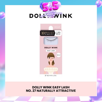DOLLY WINK - Easy Lash 27 Naturally Attractive (Lower Lash) 1 Pair (Expiry: Mar`2027)