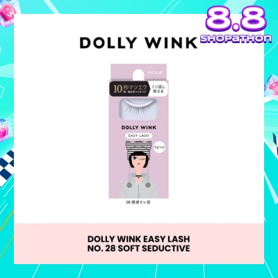 DOLLY WINK Easy Lash 28 Soft Seductive (Lower Lash) 1 Pair