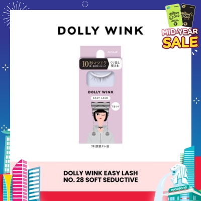 DOLLY WINK Easy Lash 28 Soft Seductive (Lower Lash) 1 Pair