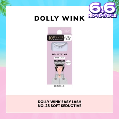 DOLLY WINK Easy Lash 28 Soft Seductive (Lower Lash) 1 Pair