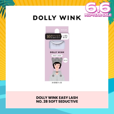 DOLLY WINK Easy Lash 28 Soft Seductive (Lower Lash) 1 Pair