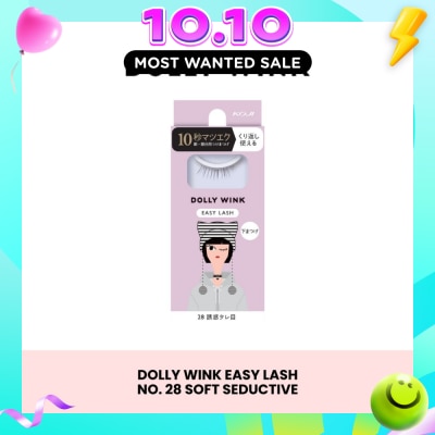 DOLLY WINK Easy Lash 28 Soft Seductive (Lower Lash) 1 Pair (Expiry: Jul`2027) image
