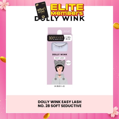 DOLLY WINK Easy Lash 28 Soft Seductive (Lower Lash) 1 Pair