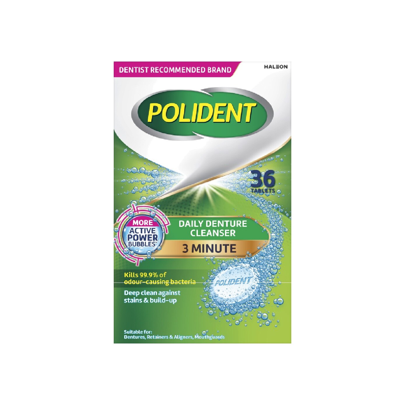 3 Minutes Denture Cleanser Tablet 36s