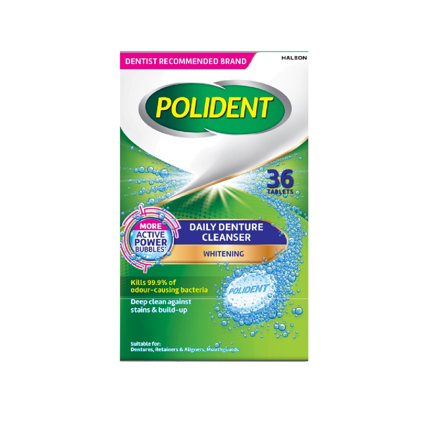 Overnight Denture Cleanser Whitening Tablet 36s