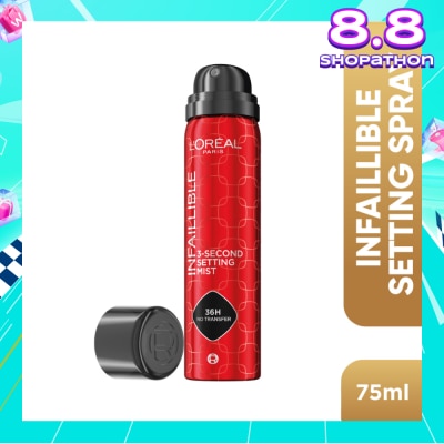 L'OREAL PARIS MAKEUP Infaillible 3-Second Setting Mist Spray 75ml