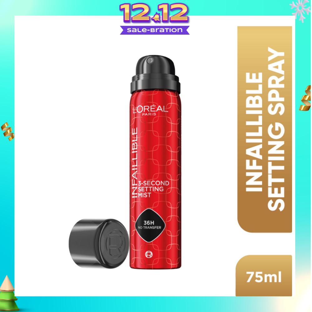 Infaillible 3-Second Setting Mist Spray 75ml