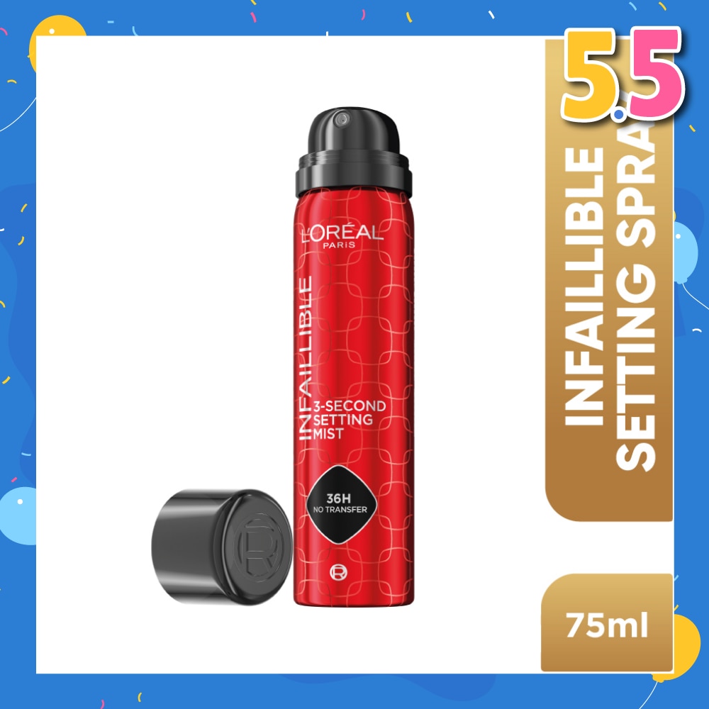Infaillible 3-Second Setting Mist Spray 75ml
