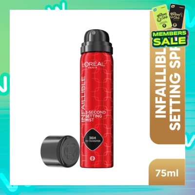L'OREAL PARIS MAKEUP Infaillible 3-Second Setting Mist Spray 75ml