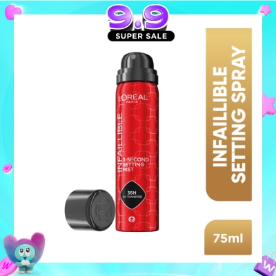 L'OREAL PARIS MAKEUP - Infaillible 3-Second Setting Mist Spray 75ml image