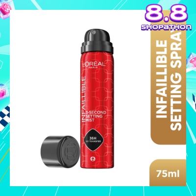 L'OREAL PARIS MAKEUP Infaillible 3-Second Setting Mist Spray 75ml