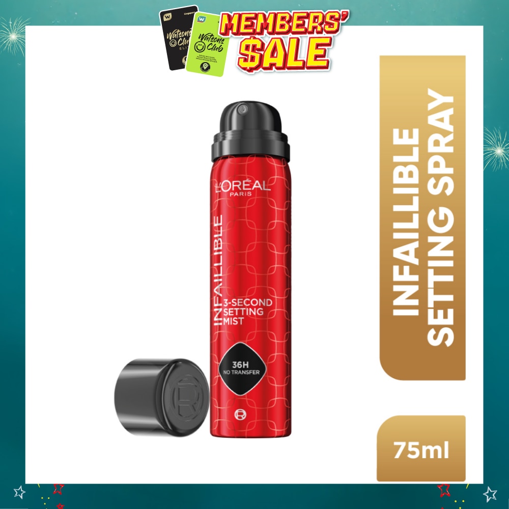 Infaillible 3-Second Setting Mist Spray 75ml