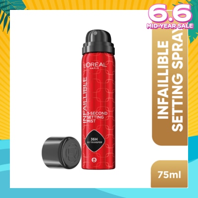 L'OREAL PARIS MAKEUP Infaillible 3-Second Setting Mist Spray 75ml