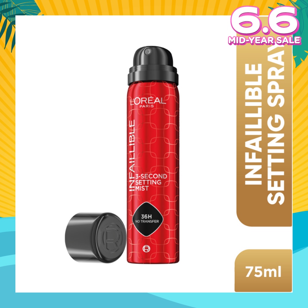 Infaillible 3-Second Setting Mist Spray 75ml