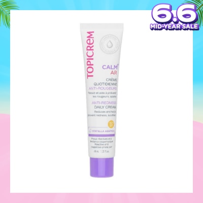 TOPICREM Calm+ AR Anti-Redness Daily Cream SPF50+ (To Reduces & Helps Prevent Redness, Soothes) 40ml