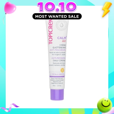TOPICREM Calm+ AR Anti Redness Daily Cream SPF50+ (To Reduces & Helps Prevent Redness, Soothes) 40ml (Expiry: Feb`2027) image