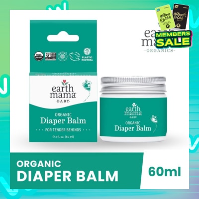 MAMA EARTH Baby Organic Diaper Balm (To Protects & Comforts Baby's Delicate Diaper Area) 60ml