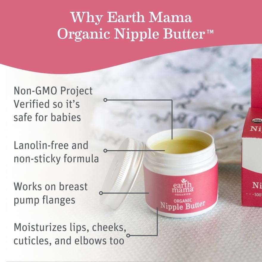 Organic Nipple Butter Soothing Balm (For Dry Skin) 60ml