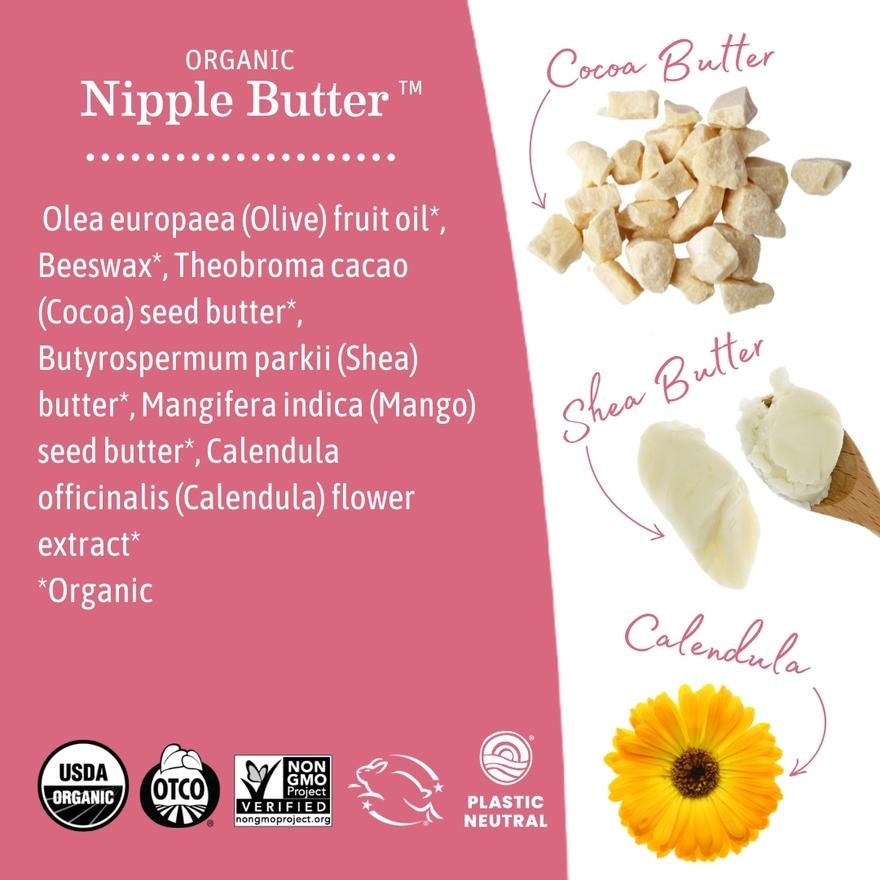 Organic Nipple Butter Soothing Balm (For Dry Skin) 60ml