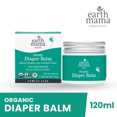 MAMA EARTH Baby Organic Diaper Balm (Suitable For Sensitive Skin & Cloth Diaper Friendly) 120ml