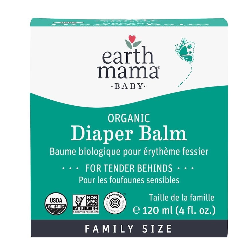 Baby Organic Diaper Balm (Suitable For Sensitive Skin & Cloth Diaper Friendly) 120ml