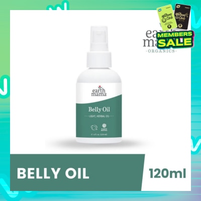 MAMA EARTH Belly Oil (To Help Comfort & Moisturize Growing Belly, Breasts & Hips) 120ml