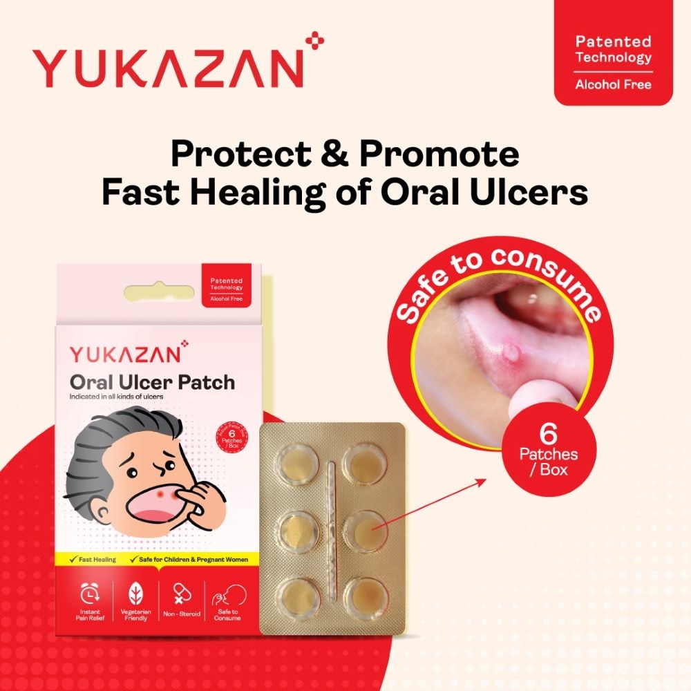 Oral Ulcer Patch (Fast Healing, Safe For Children & Pregnant Women) 6s