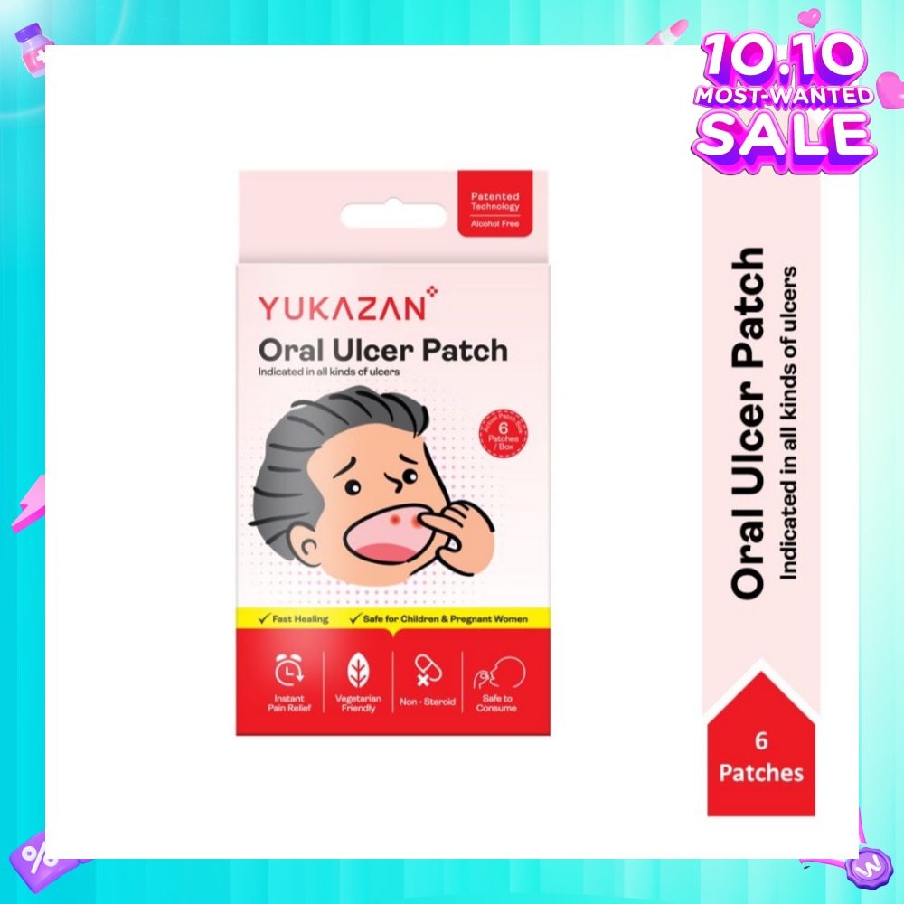 Oral Ulcer Patch (Fast Healing, Safe For Children & Pregnant Women) 6s