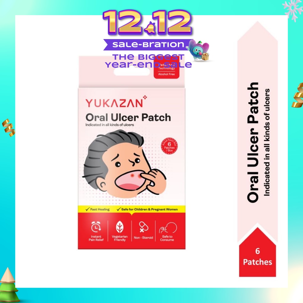 Oral Ulcer Patch (Fast Healing, Safe For Children & Pregnant Women) 6s