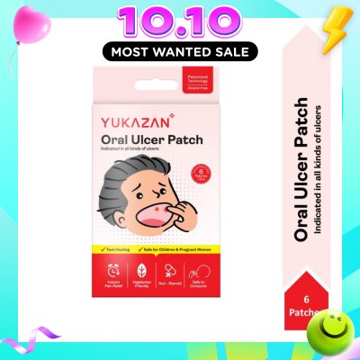 YUKAZAN Oral Ulcer Patch (Fast Healing, Safe For Children & Pregnant Women) 6s image