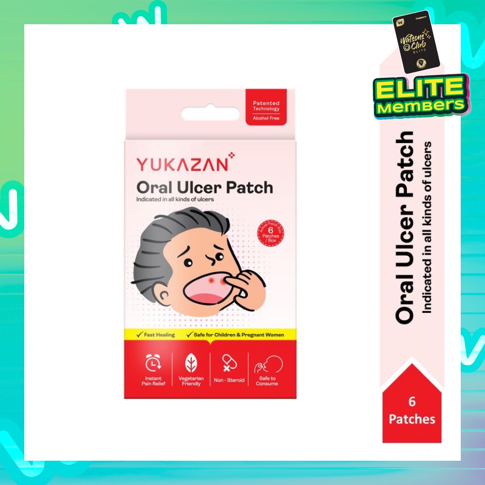 Oral Ulcer Patch (Fast Healing, Safe For Children & Pregnant Women) 6s