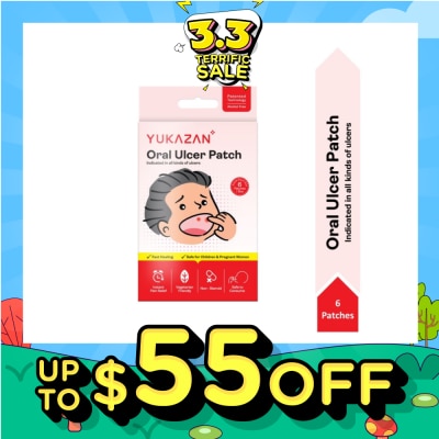 YUKAZAN Oral Ulcer Patch (Fast Healing, Safe For Children & Pregnant Women) 6s