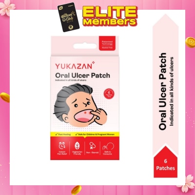 YUKAZAN Oral Ulcer Patch (Fast Healing, Safe For Children & Pregnant Women) 6s