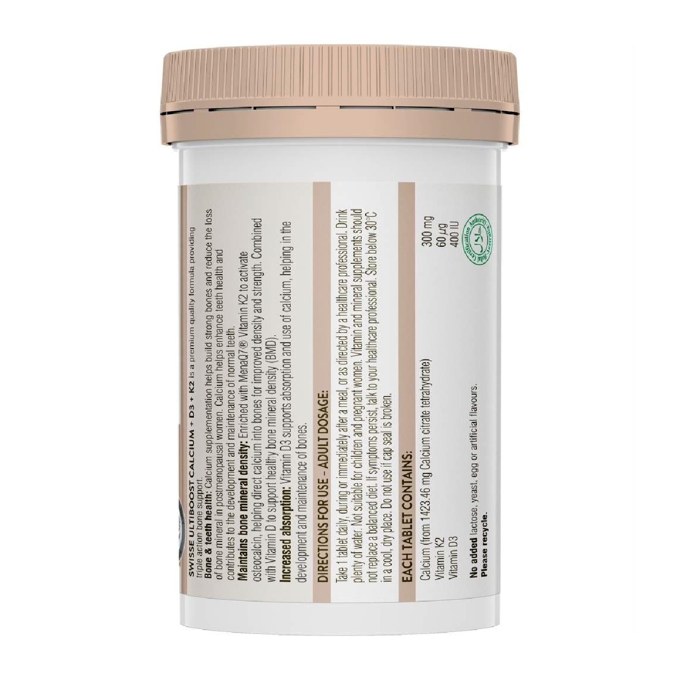 Ultiboost Calcium + D3 + K2 Tablet 60s image
