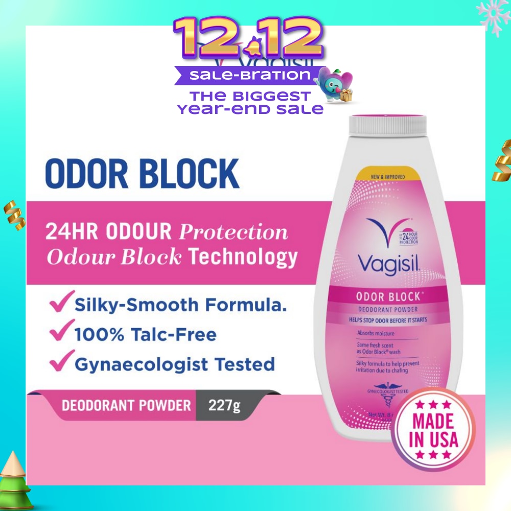 Odor Block Deodorant Powder 227g