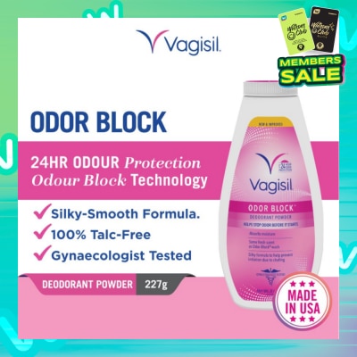 VAGISIL® Odor Block Deodorant Powder 227g