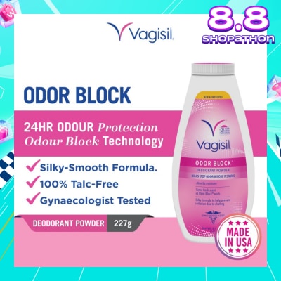 VAGISIL® Odor Block Deodorant Powder 227g