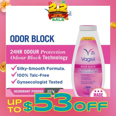 VAGISIL® Odor Block Deodorant Powder 227g