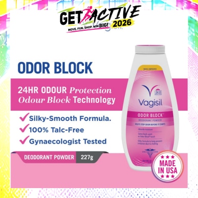 VAGISIL® - Odor Block Deodorant Powder 227g image