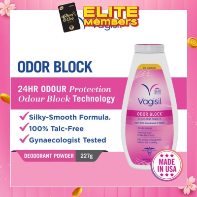VAGISIL® Odor Block Deodorant Powder 227g