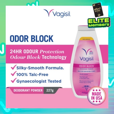 VAGISIL® Odor Block Deodorant Powder 227g