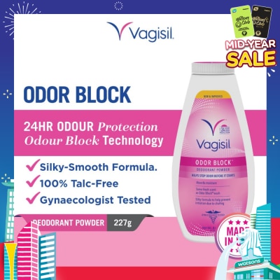 VAGISIL® Odor Block Deodorant Powder 227g