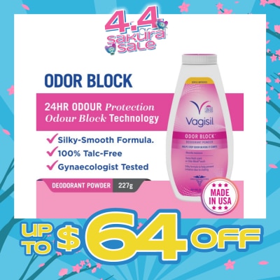 VAGISIL® - Odor Block Deodorant Powder 227g