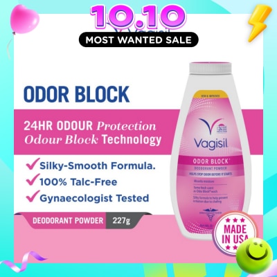 VAGISIL® Odor Block Deodorant Powder 227g image