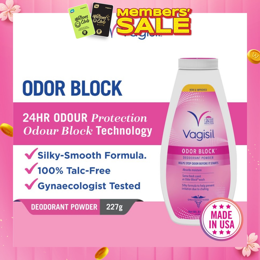 Odor Block Deodorant Powder 227g
