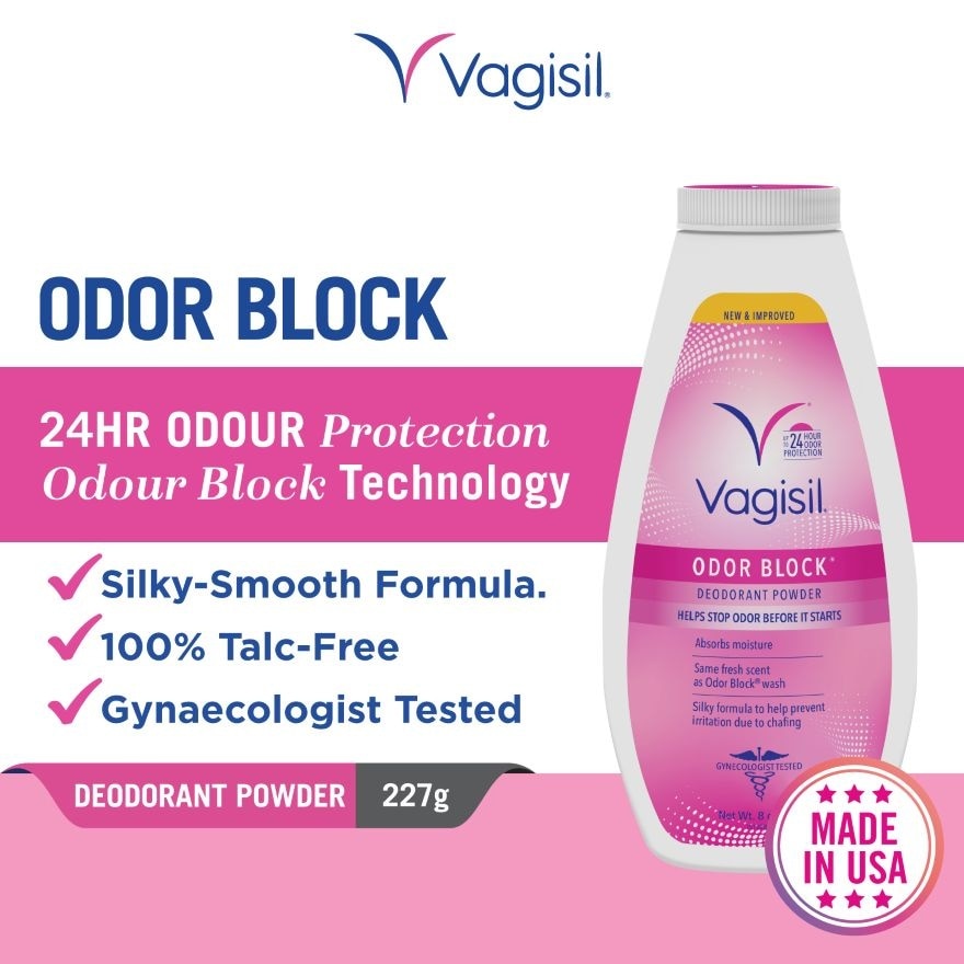 Odor Block Deodorant Powder 227g