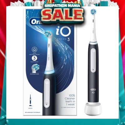 ORAL-B - iO Series 3 Electric Rechargeable Toothbrush Black 1s