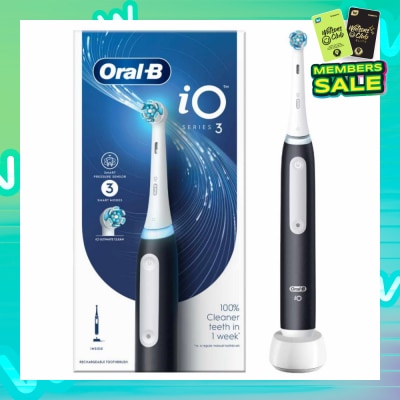 ORAL-B iO Series 3 Electric Rechargeable Toothbrush Black 1s