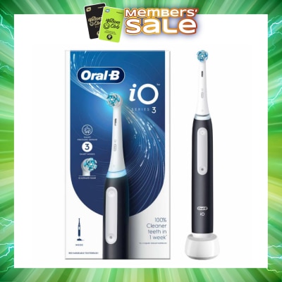 ORAL-B - iO Series 3 Electric Rechargeable Toothbrush Black 1s